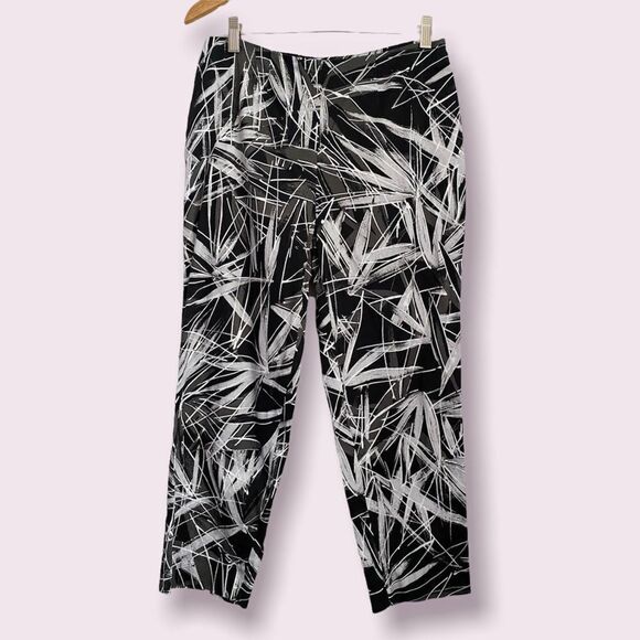 𝅺piazza Sempione Audrey Print Capri Pants IT44 US8 - Picture 1 of 11